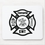Firefighter EMT Mousepad
