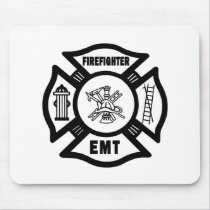 Firefighter EMT Mousepad mousepads