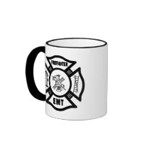 Firefighter EMT mugs by bonfirefirefighters Firefighter EMT mugs