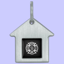 Firefighter EMT pet tags