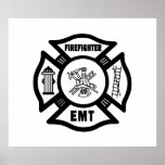 Firefighter EMT Poster