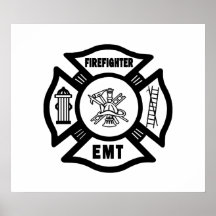Firefighter EMT Poster
