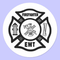 Firefighter EMT stickers
