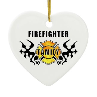 Firefighter Family ornament