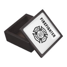 Firefighter Fire Dept Logo Premium Gift Boxes