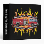 Firefighter Fire Truck Binders