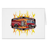 Firefighter Fire Truck Cards