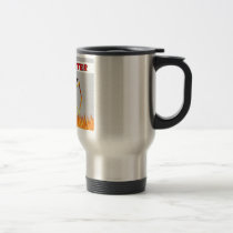 Firefighter Flames and Fire Travel Mug mugs