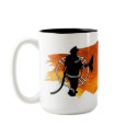 Firefighter Flames mugs