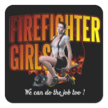 Firefighter Girl Amy Sticker Firefighter Girl Amy Sticker