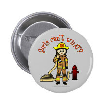 Firefighter Girl Pin