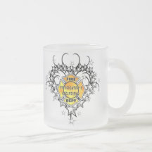 Firefighter Girlfriends Tattoo Coffee Mugs