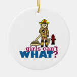 Firefighter Girls Ornament