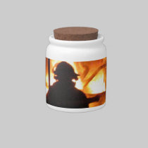 Firefighter Handline candy jars