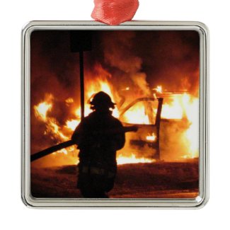 Firefighter Handline ornament