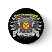 Firefighter Heraldry Button