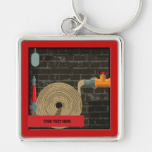 FireFighter Hydrant Booster Keychain