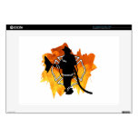 Firefighter In Flames Skin For Laptop