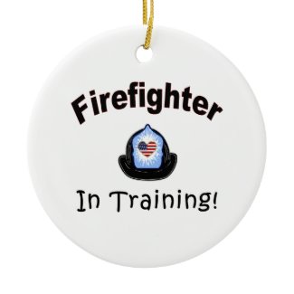 Firefighter In Training ornament