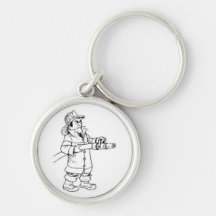 Firefighter Keychain