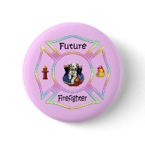 Firefighter Kids buttons