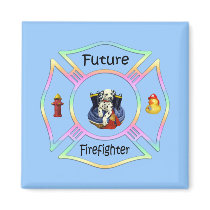 Firefighter Kids magnets by bonfirefirefighters Firefighter Kids magnets