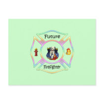 Firefighter Kids postcards by bonfirefirefighters Firefighter Kids postcards