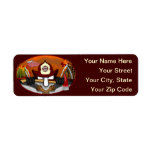 Firefighter Kilroy Address Label