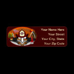 Firefighter Kilroy Address Label