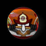 Firefighter Kilroy Button