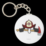 Firefighter Kilroy Keychain 1 keychains