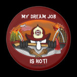 Firefighter Kilroy Magnet magnets