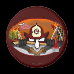 Firefighter Kilroy Magnet magnets