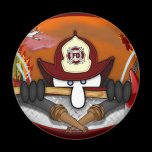 Firefighter Kilroy Magnet