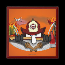 Firefighter Kilroy Magnet 3