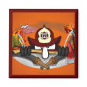 Firefighter Kilroy Magnet 3 by kilroyworld Firefighter Kilroy Magnet 3