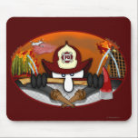 Firefighter Kilroy Mousepad