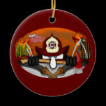 Firefighter Kilroy Ornament