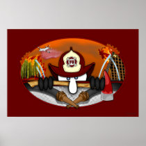 Firefighter Kilroy Poster