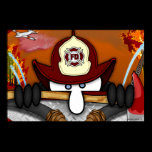 Firefighter Kilroy Poster- Small posters
