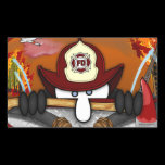 Firefighter Kilroy Sticker