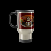 Firefighter Kilroy Travel Mug