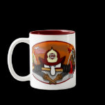 Firefighter Kilroy Two-Tone Mug