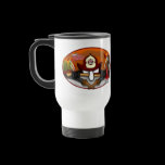 Firefighter Kilroy White Travel Mug mugs