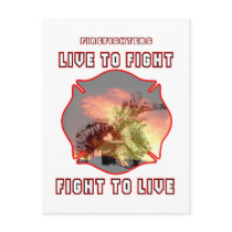 FIREFIGHTER LIVE TO FIGHT postcards by mystix_fire FIREFIGHTER LIVE TO FIGHT postcards