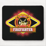Firefighter Logo Mouse Mats