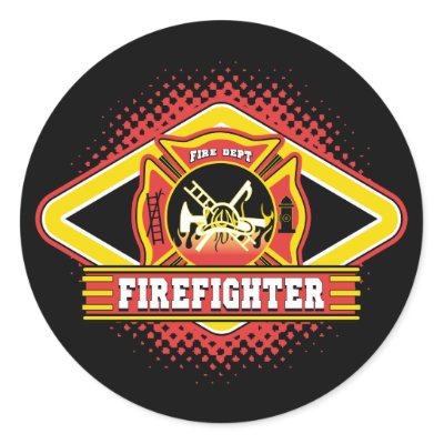 Images Of Firefighters. Firefighter Logo Stickers by