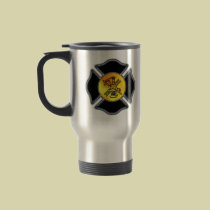 Firefighter Maltese mugs
