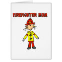Firefighter Mom Tshirts and Gifts card