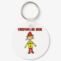 Firefighter Mom Tshirts and Gifts keychains
